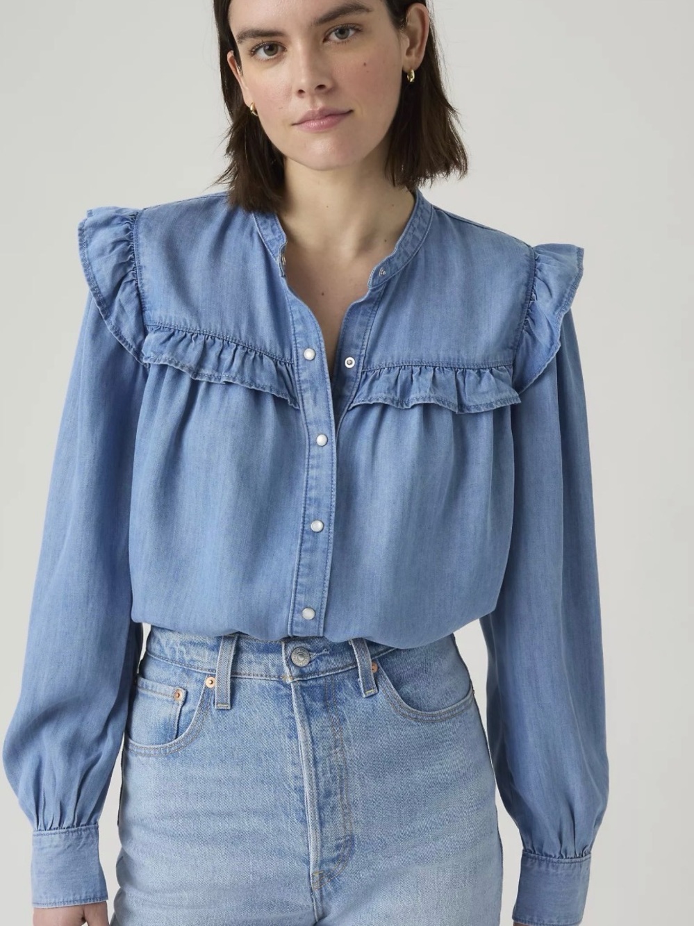 Levi's Gianna Long-Sleeve Blouse